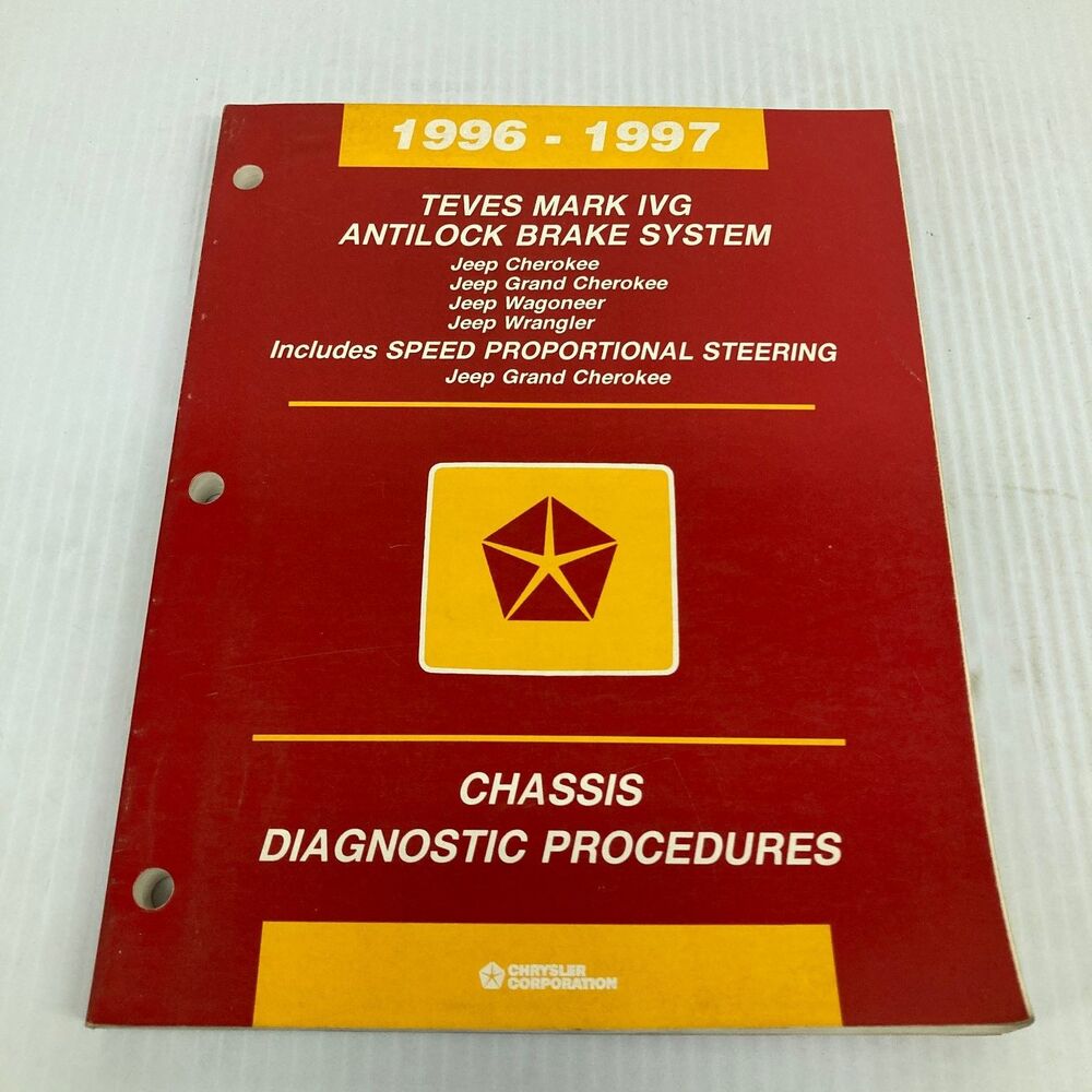 Jeep Teves Mark IVG ABS Chassis Diagnostic Procedures 1996-1997